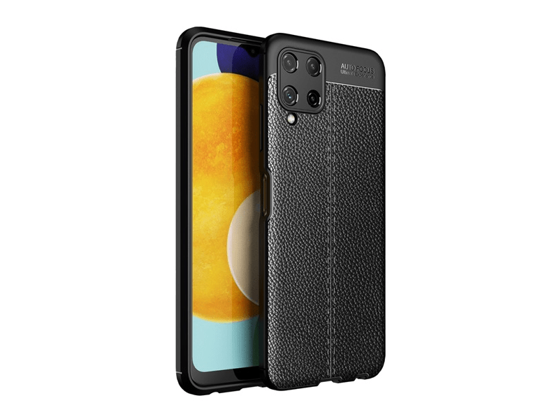Gigapack Samsung Galaxy M22/A22 4G Szilikon tok, fekete (GP-141321)