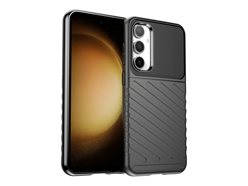 Gigapack Samsung S23 FE Szilikon tok, fekete (GP-148385)