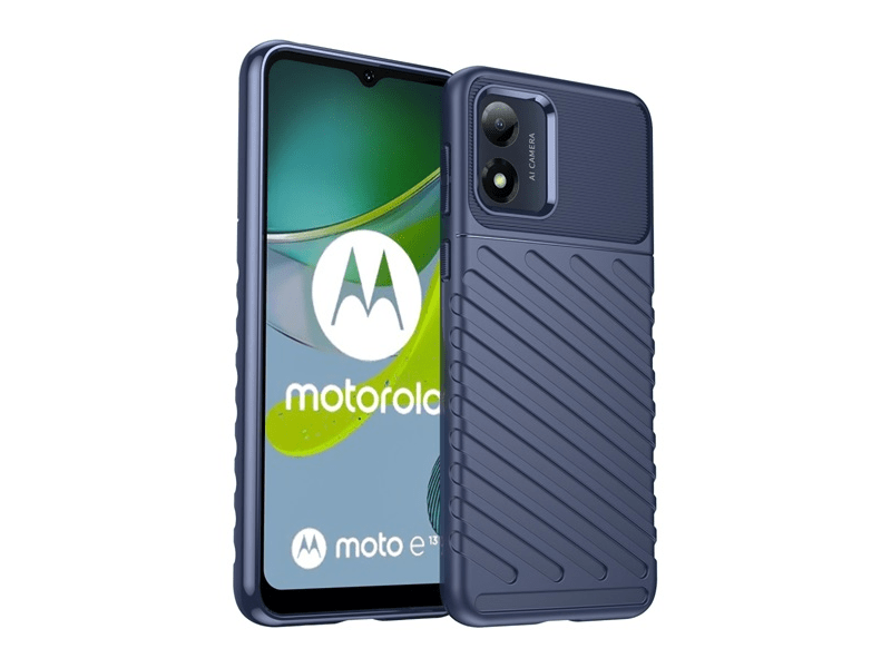 Gigapack Motorola Moto E13 Szilikon tok, sötétkék (GP-136743)