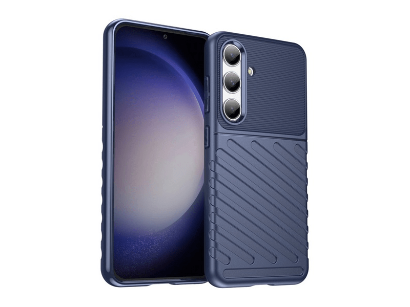 Gigapack Samsung Galaxy S24 Szilikon telefonvédő tok, sötétkék (GP-151350)