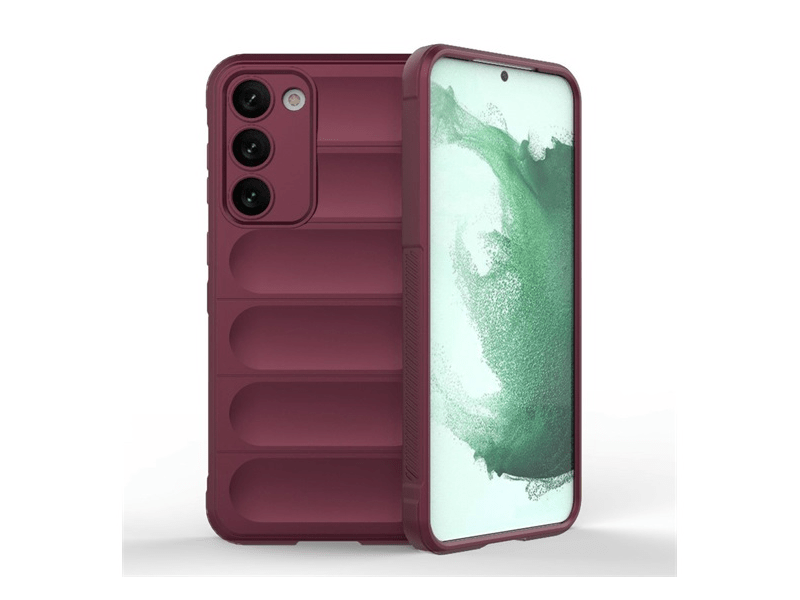 Gigapack Samsung S23 Plus Szilikon tok, bordó (GP-135696)