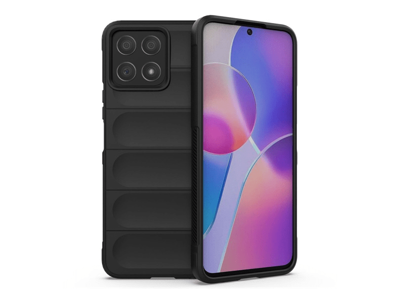 Gigapack Honor X8 4G Szilikon tok, fekete (134235)