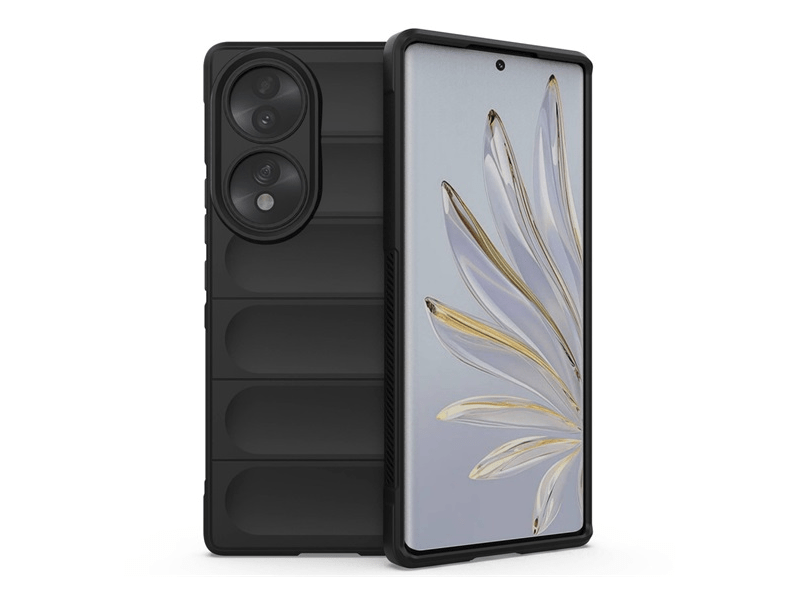 Gigapack Honor 70 Szilikon tok, fekete (138317)