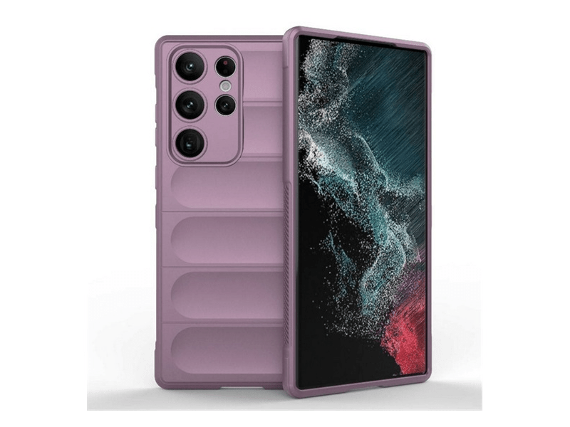 Gigapack Samsung Galaxy S23 Ultra Szilikon tok, lila (134821)