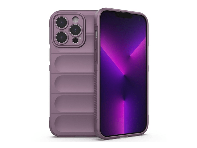 Gigapack Apple iPhone 14 Pro Max Szilikon telefonvédő tok, lila (GP-138601)