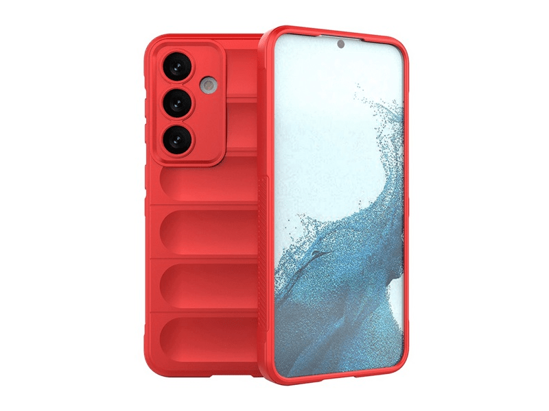 Gigapack Samsung Galaxy S24+ Szilikon telefonvédő tok, piros (GP-151364)