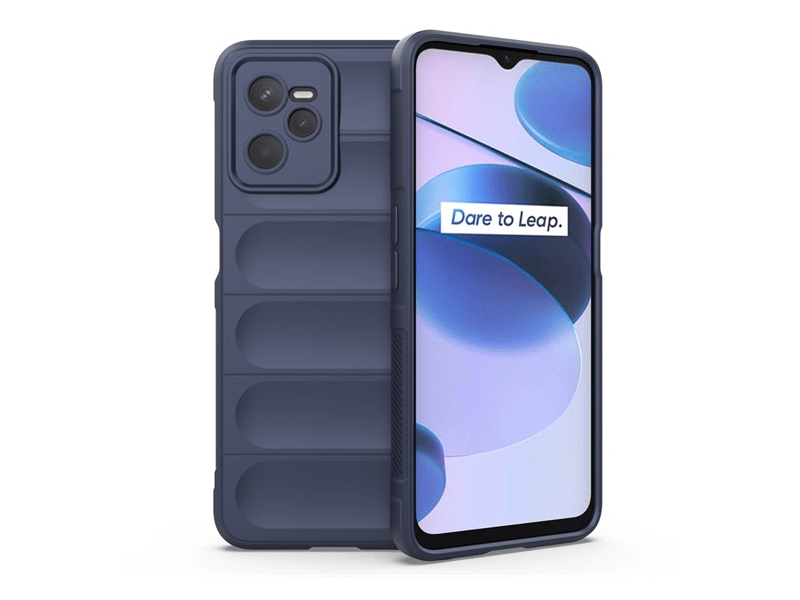Gigapack Realme C35 Szilikon tok, sötétkék (134341)
