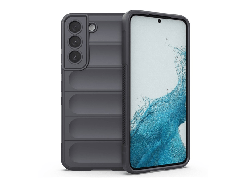 Gigapack Samsung Galaxy S22 5G Szilikon tok, sötétszürke (134370)