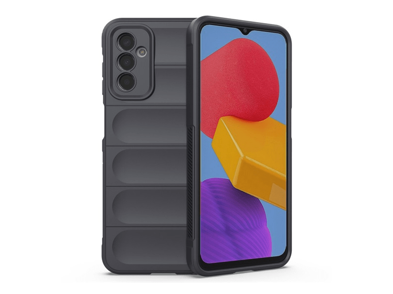 Gigapack Samsung Galaxy M13/M23 Szilikon tok, sötétszürke (134361)