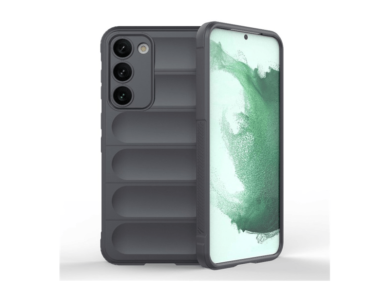 Gigapack Samsung Galaxy S23 Szilikon tok, sötétszürke (135702)