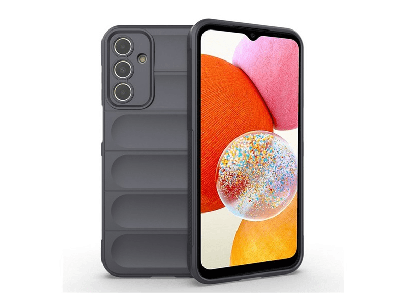 Gigapack Samsung Galaxy A15 Szilikon telefonvédő tok, sötétszürke (GP-150573)