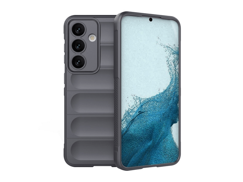 Gigapack Samsung Galaxy S24+ Szilikon telefonvédő tok, sötétszürke (GP-151370)