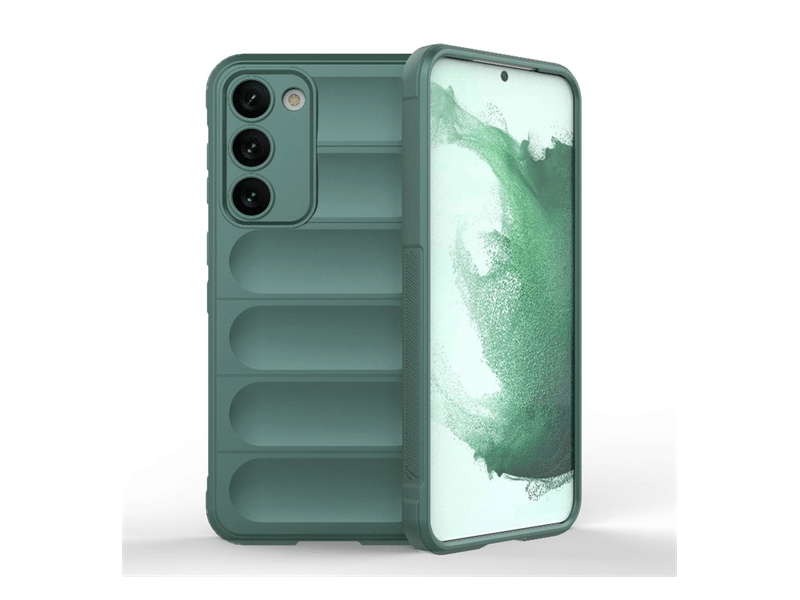 Gigapack Samsung Galaxy S23 Plus Szilikon tok, sötétzöld (135704)