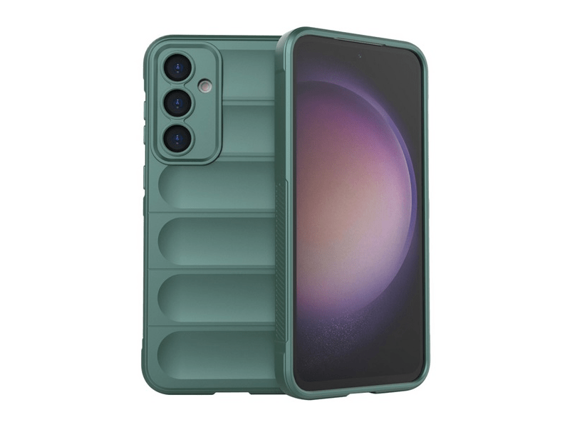 Gigapack Samsung Galaxy S23 FE Szilikon tok, sötétzöld (GP-148394)