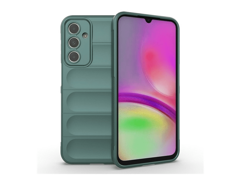 Gigapack Samsung Galaxy A25 Szilikon telefonvédő tok, sötétzöld (GP-150576)