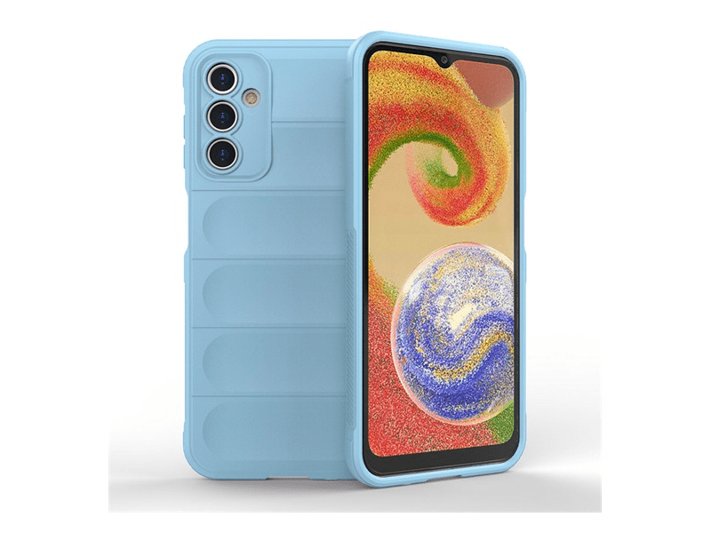 Gigapack Samsung Galaxy A14 Szilikon telefonvédő tok, világoskék (GP-136116)