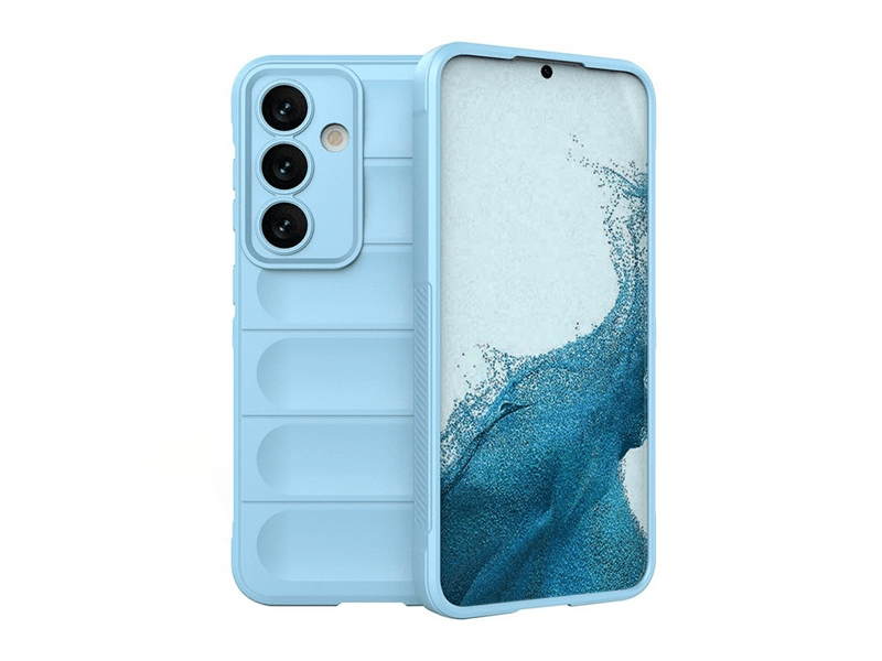 Gigapack Samsung Galaxy S24+ Szilikon telefonvédő tok, világoskék (GP-151376)