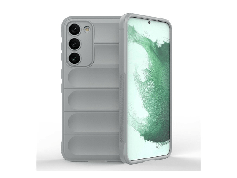 Gigapack Samsung Galaxy S23 Plus Szilikon tok, világosszürke (135708)