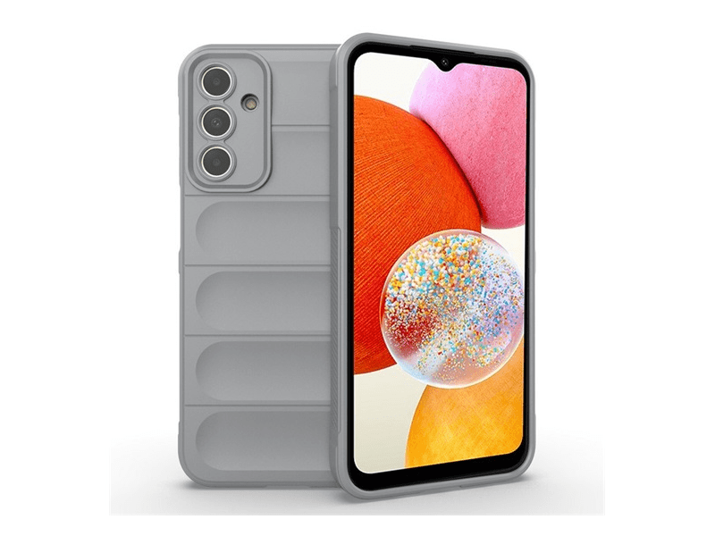 Gigapack Samsung Galaxy A15 Szilikon telefonvédő tok, világosszürke (GP-150580)