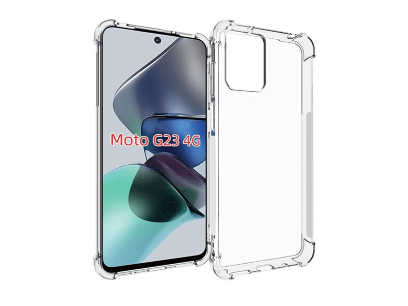 Gigapack Motorola Moto G13/G23 Szilikon telefonvédő tok, átlátszó (GP-136237)