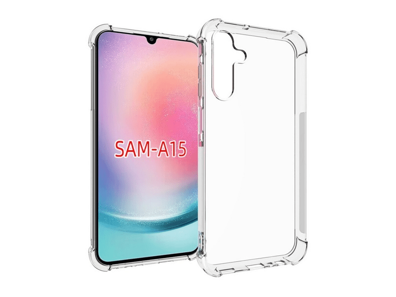 Gigapack Samsung Galaxy A15 Szilikon telefonvédő tok, átlátszó (GP-150589)