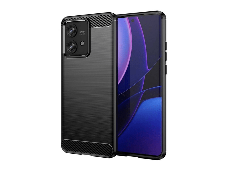 Gigapack Motorola Edge 40 Neo Szilikon tok, fekete (148770)