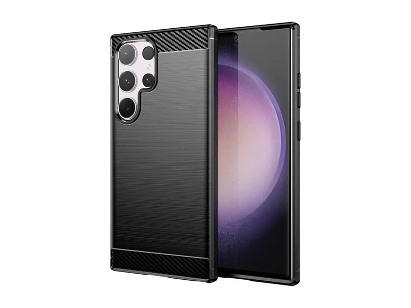 Gigapack Samsung Galaxy S24 Ultra Szilikon telefonvédő tok, fekete (GP-150903)