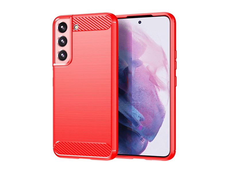 Gigapack Samsung S23+ Szilikon tok, piros (GP-135711)