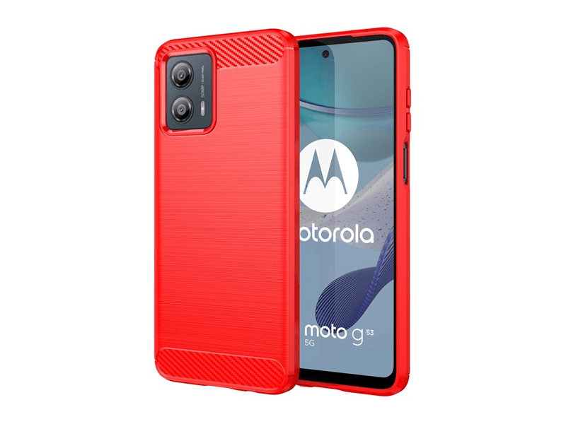Gigapack Motorola Moto G53 Szilikon tok, piros (GP-136878)
