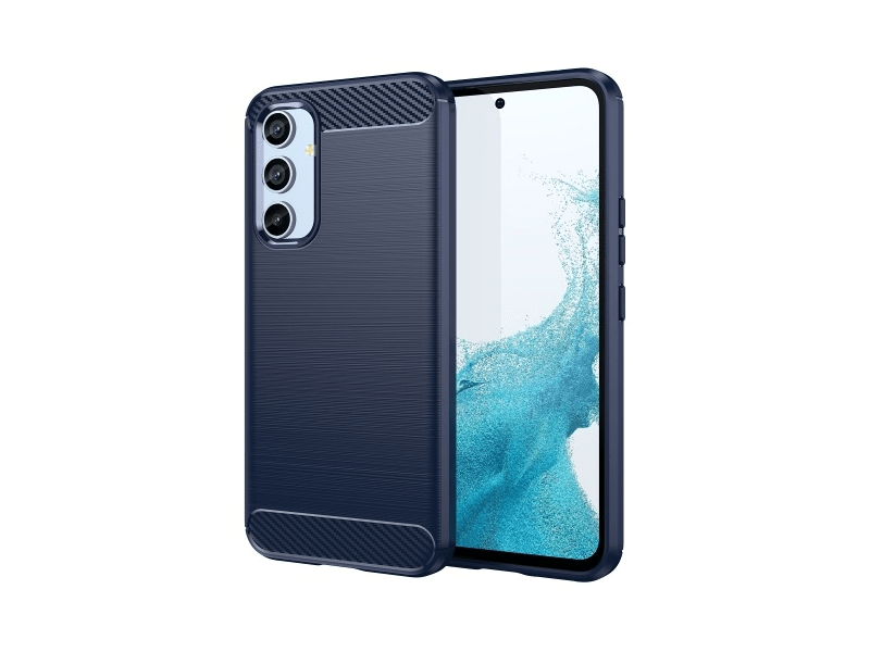 Gigapack Samsung Galaxy A34 Szilikon telefonvédő tok, sötétkék (GP-136382)