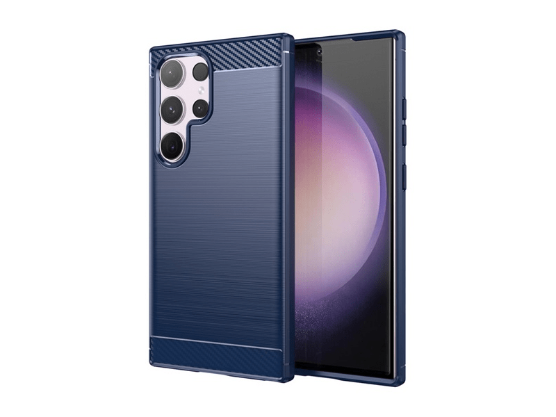 Gigapack Samsung Galaxy S24 Ultra Szilikon tok, sötétkék (151390)