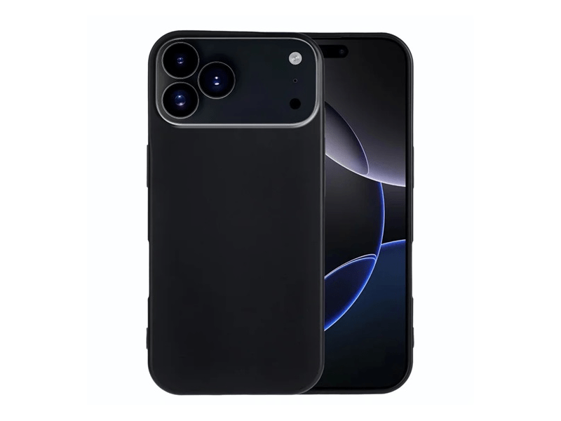 Gigapack iPhone 17 Pro Szilikon tok, fekete (GP-173563)