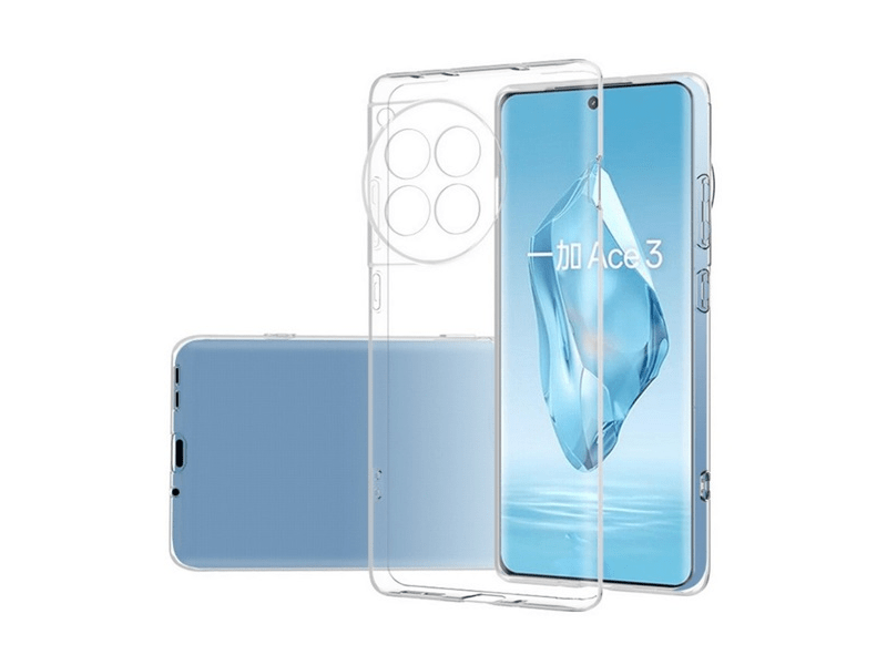 Gigapack OnePlus 12R Szilikon tok, átlátszó (154065)