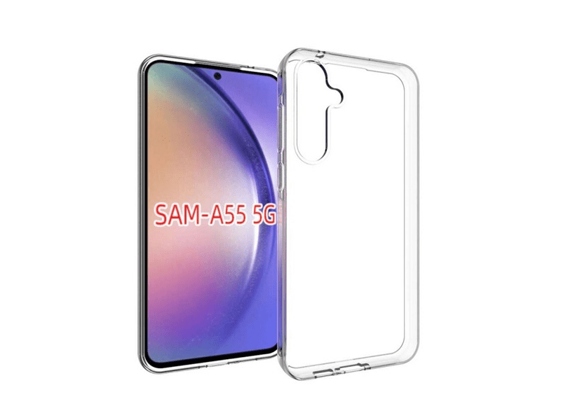 Gigapack Samsung Galaxy A55 Szilikon tok, átlátszó (154069)
