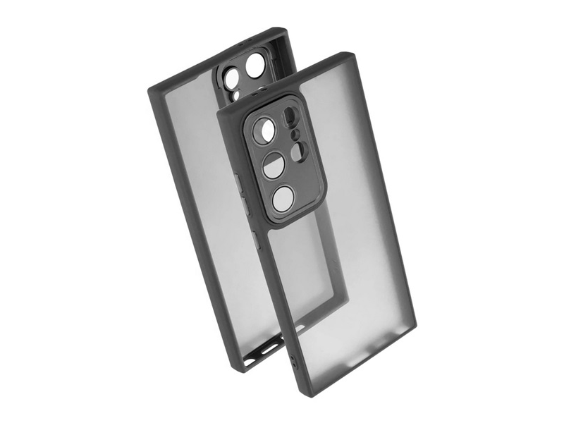 Gigapack Samsung Galaxy S24 Ultra Szilikon telefonvédő tok, fekete (GP-153364)