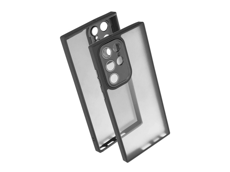 Gigapack Samsung S22 Ultra 5G Szilikon tok, fekete (GP-153343)