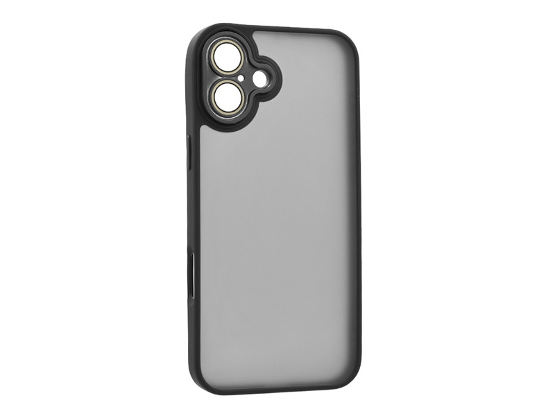 Gigapack Apple iPhone 16 Plus Szilikon tok, fekete (160101)