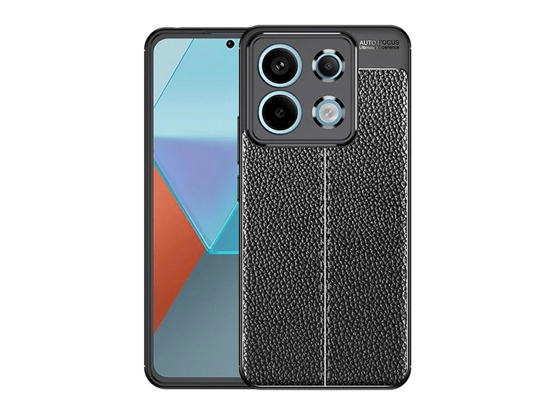 Gigapack Xiaomi Redmi Note 13 Pro/ Poco X6 Szilikon tok, fekete (154854)