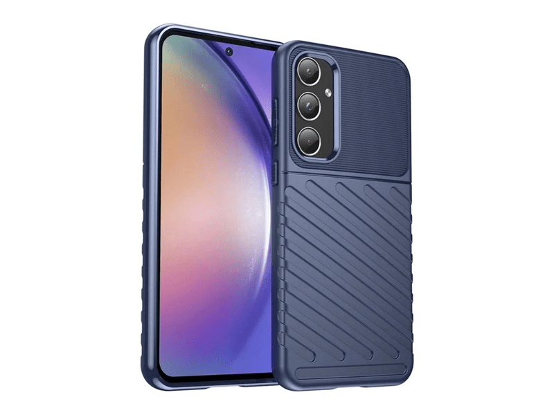 Gigapack Samsung Galaxy A55 Szilikon tok, sötétkék (154865)