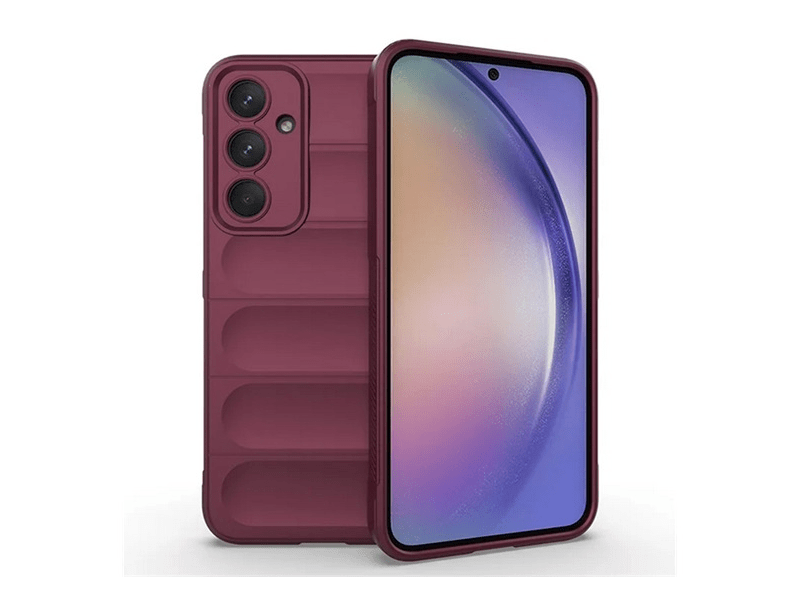 Gigapack Samsung Galaxy A55 Szilikon tok, bordó (154866)