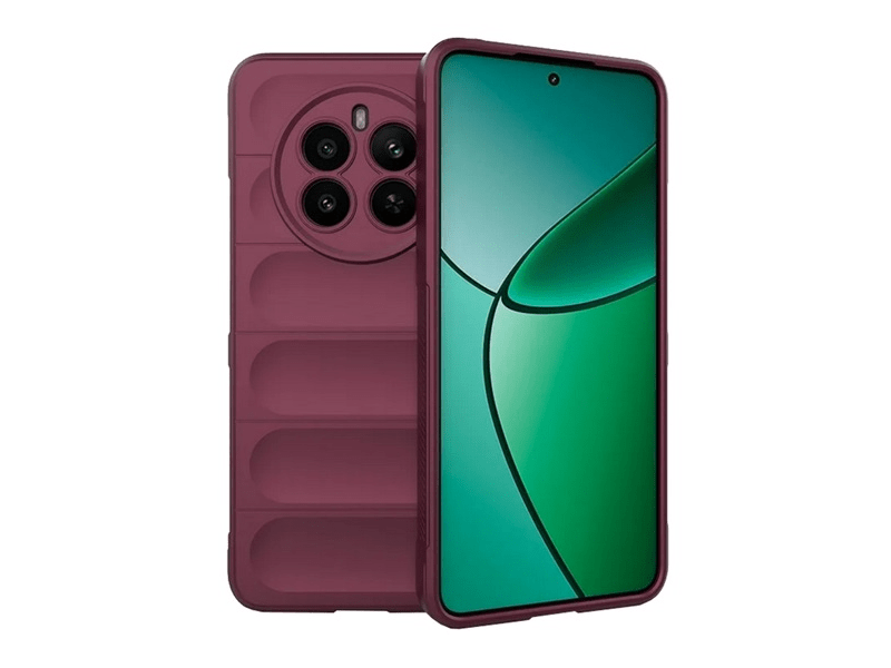 Gigapack Realme 12 Plus Szilikon tok, bordó (GP-158243)