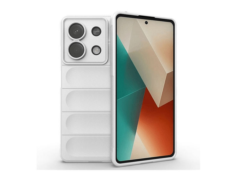 Gigapack Xiaomi Redmi Note 13 5G Szilikon tok, fehér (153869)