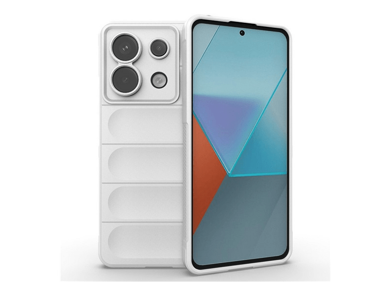 Gigapack Xiaomi Redmi Note 13 Pro 5G/Poco X6 Szilikon tok, fehér (153870)