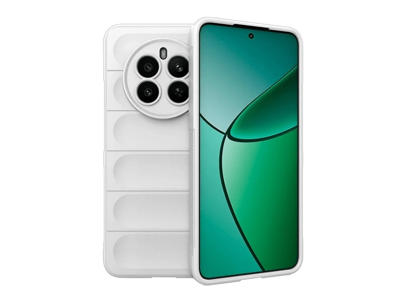 Gigapack Realme 12 Plus Szilikon tok, fehér (GP-158248)