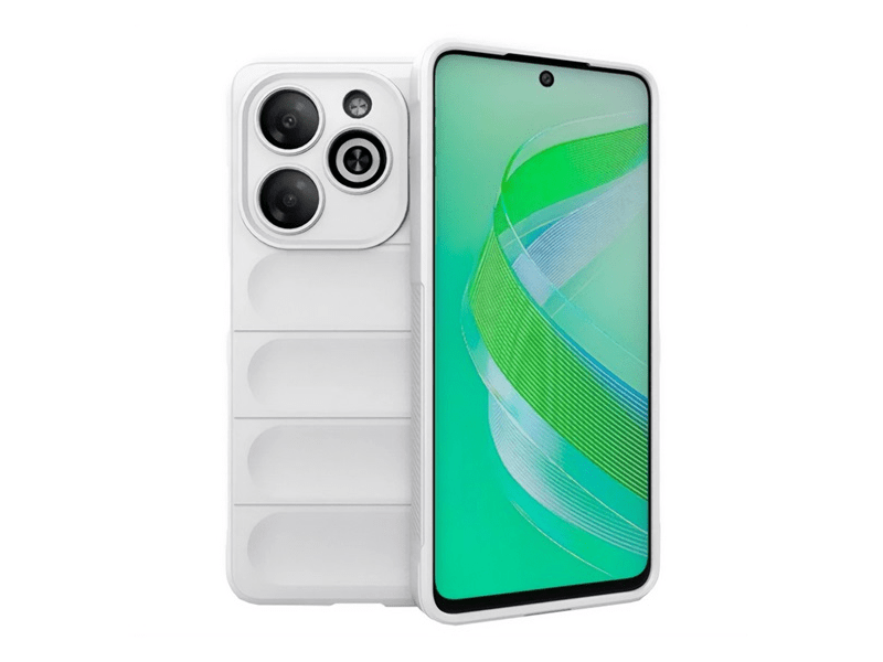 Gigapack Infinix Smart 8 4G Szilikon tok, fehér (GP-159547)