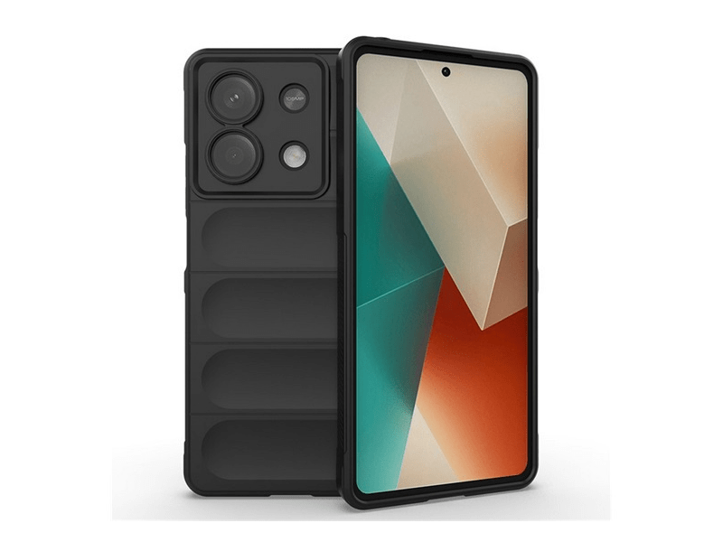 Gigapack Xiaomi Redmi Note 13 5G Szilikon tok, fekete (153874)
