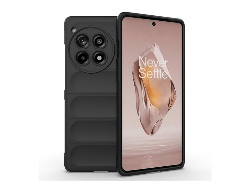 Gigapack OnePlus 12R Szilikon tok, fekete (GP-154385)