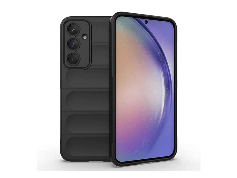 Gigapack Samsung Galaxy A55 Szilikon tok, fekete (154870)