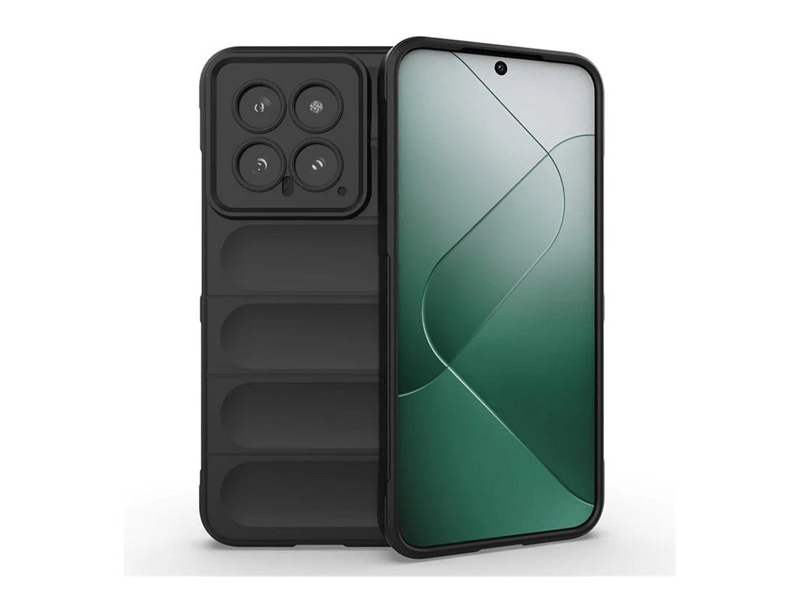 Gigapack Xiaomi 14 Szilikon tok, fekete (GP-155478)