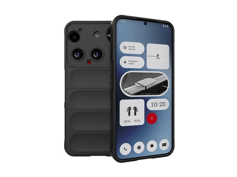 Gigapack Nothing Phone (3) Szilikon tok, fekete (GP-176270)